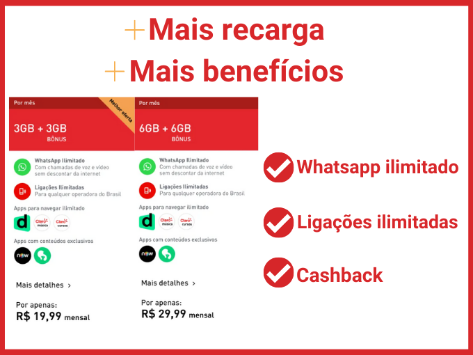 recarga claro