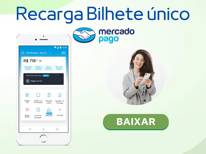 Recarga Bilhete Único Mercado Pago