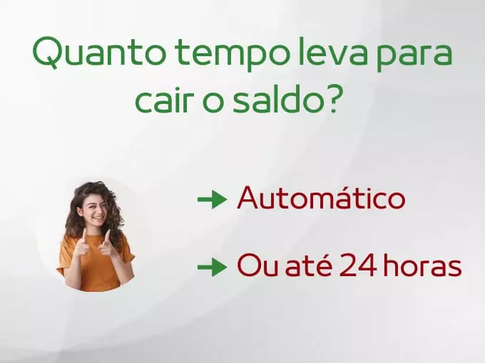 Quanto tempo leva para cair a recarga?